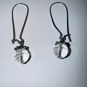 Plunder Elegant Silver Drop Earrings